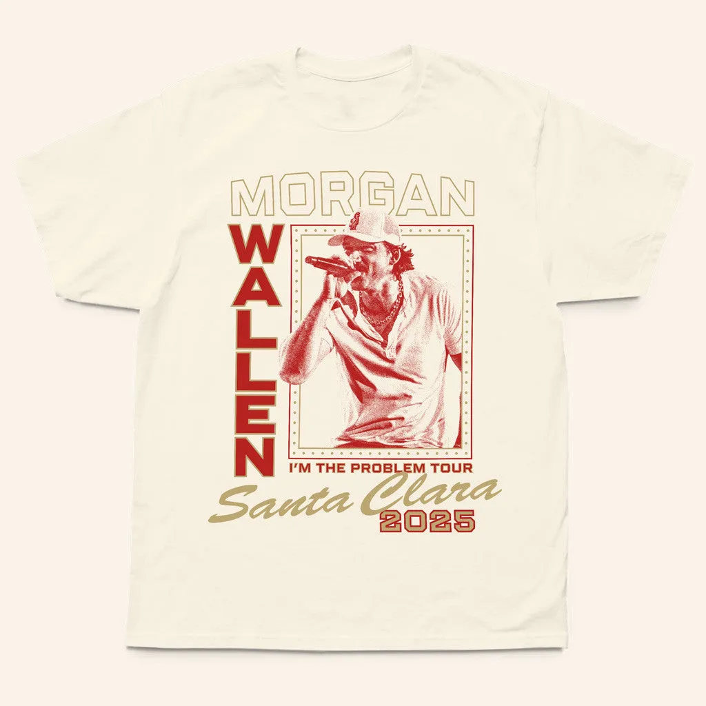 Morgan Wallen Santa Clara Merch Wallen Tour 2025 TShirt Gift Ideas For Fans
