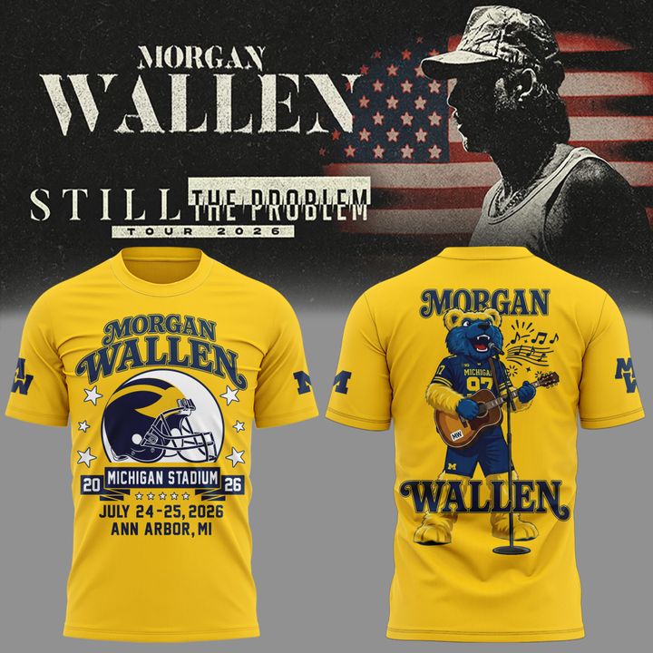 Morgan Wallen x Michigan Wolverines Limited Edition Fan T Shirt