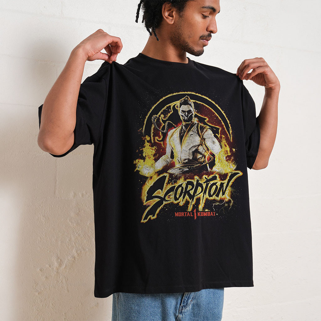 Mortal Kombat Merch 2026 Scorpion Tshirt Birthday Gifts For Game Lovers