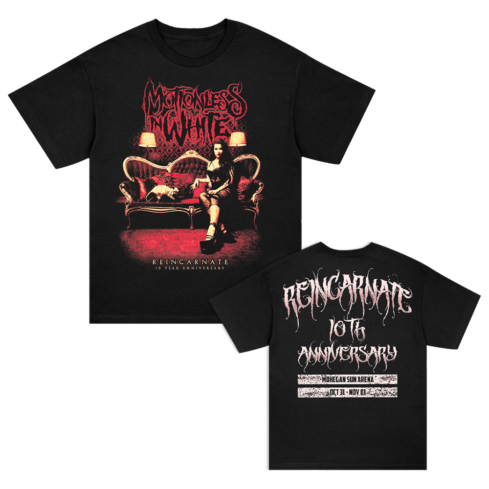 Motionless In White Merch Motionless In White Reincarnate 10 Year Anniversary TShirt For Fan