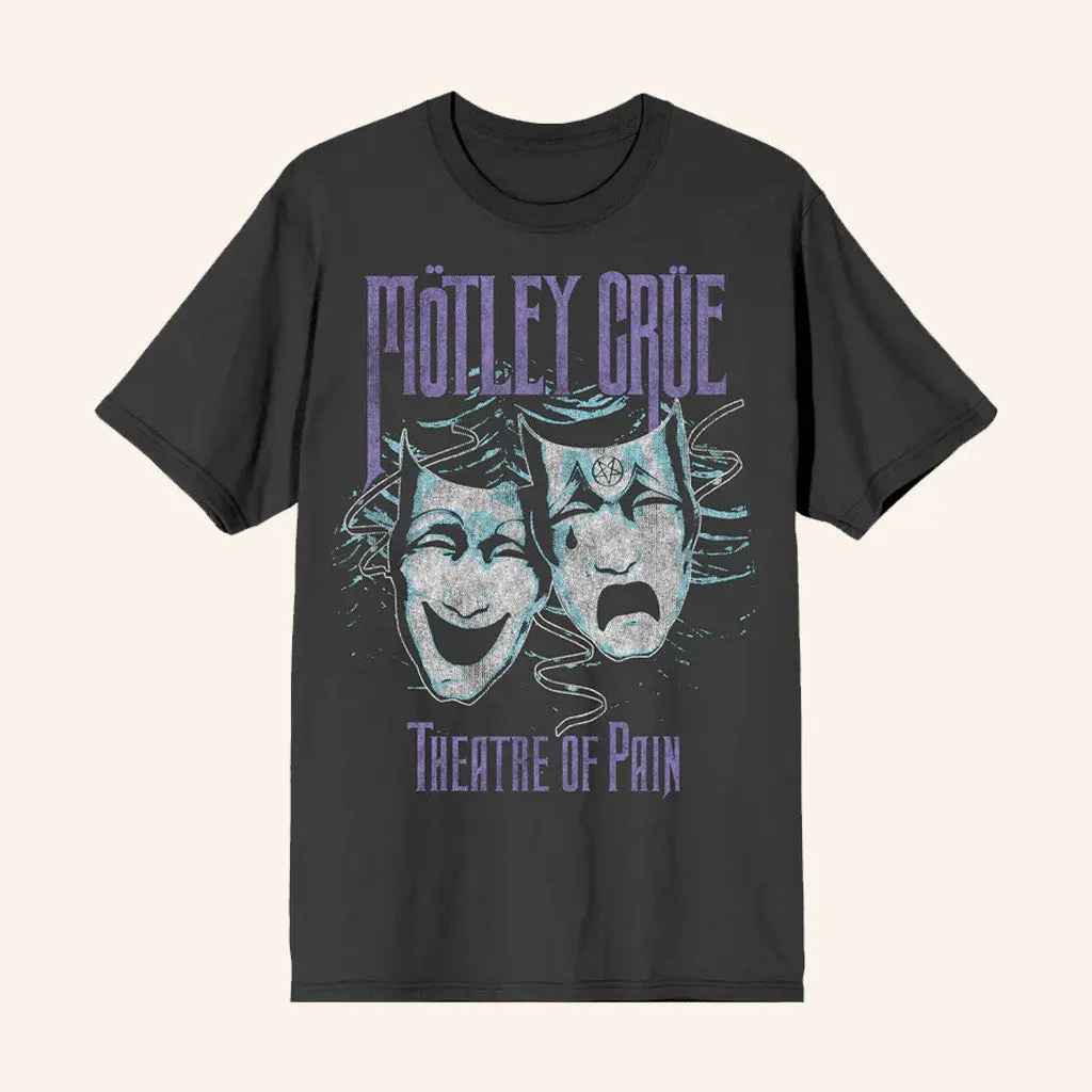 Motley Merch Theatre Of Pain Logo TShirt Gifts For Dad