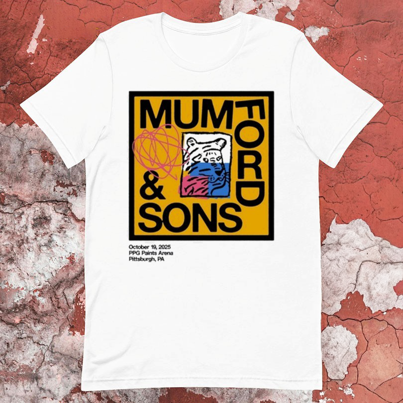 Mumford & Sons October 19, 2025 PPG Paints Arena. Pittsburgh, PA TShirts