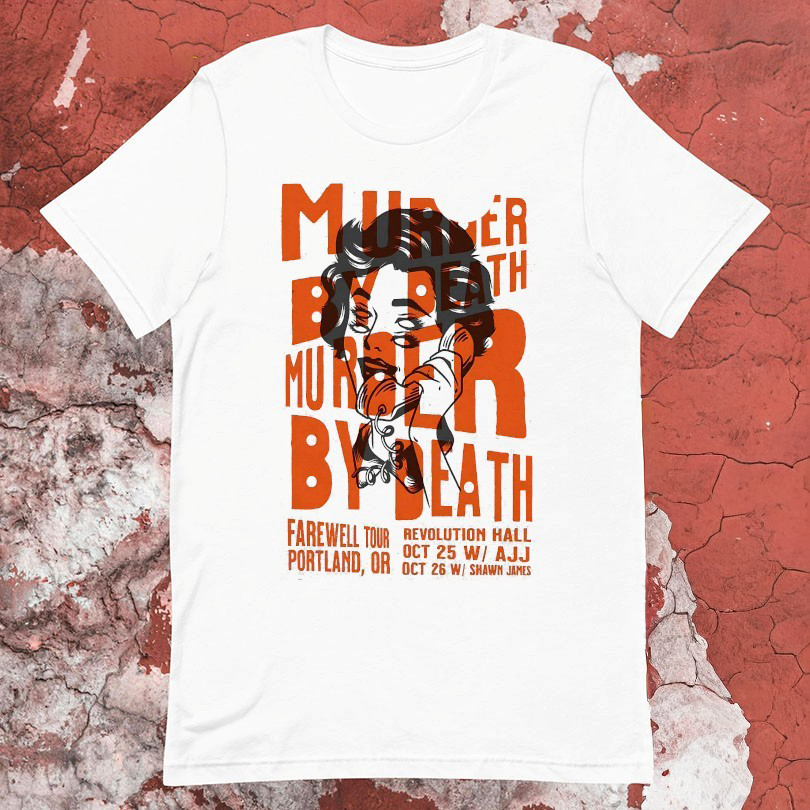 Murder By Death 2025 Revolution Hall in Portland OR TShirts