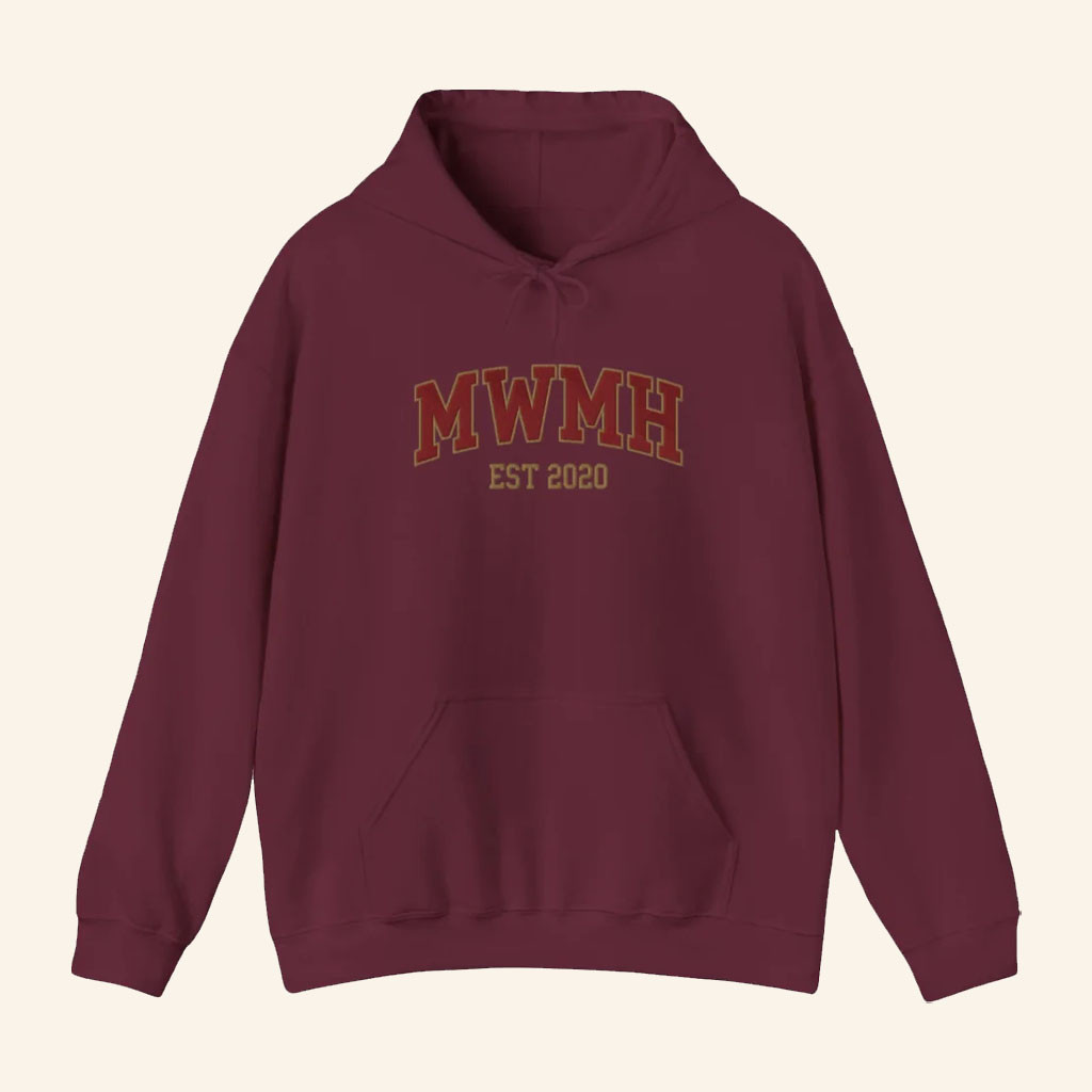Murder With My Husband Merch 2026 MWMH Varsity Hoodie Good Gifts For Friends