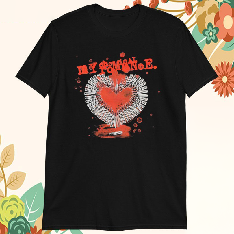 My Chemical Romance Smoking Gun Heart TShirts