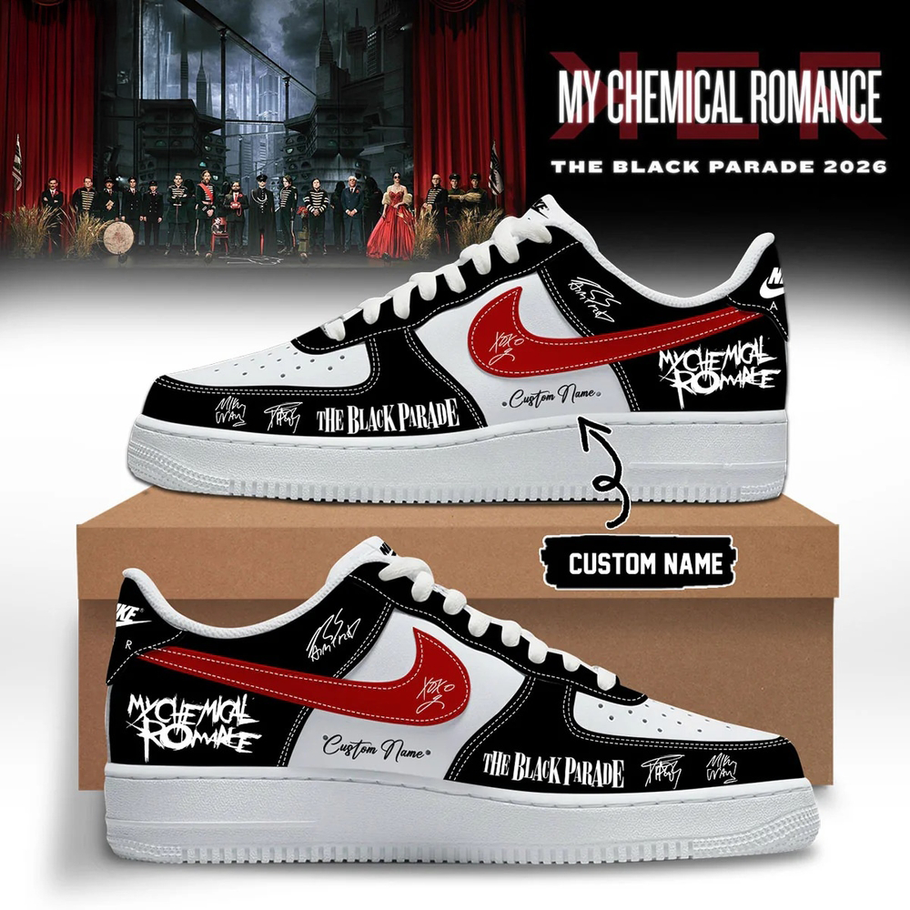My Chemical Romance The Black Parade Limited Signature Sneakers Collection