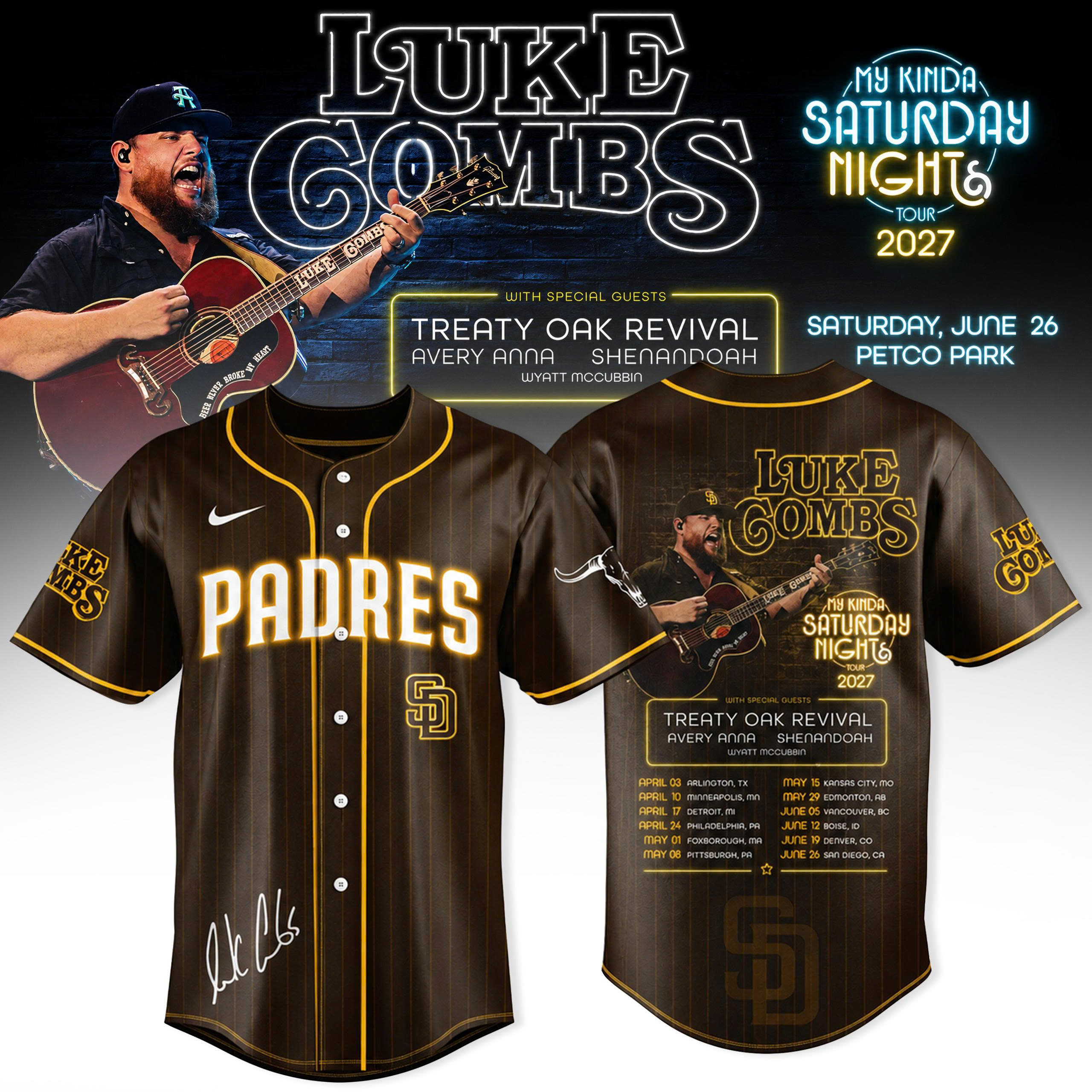My Kinda Saturday Night Tour 2026 Jersey Edition Country Music Concert Sports Style Fan Apparel 1 - Unicasport My Kinda Saturday Night Tour 2026 Jersey Edition Country Music Concert Sports Style Fan Apparel