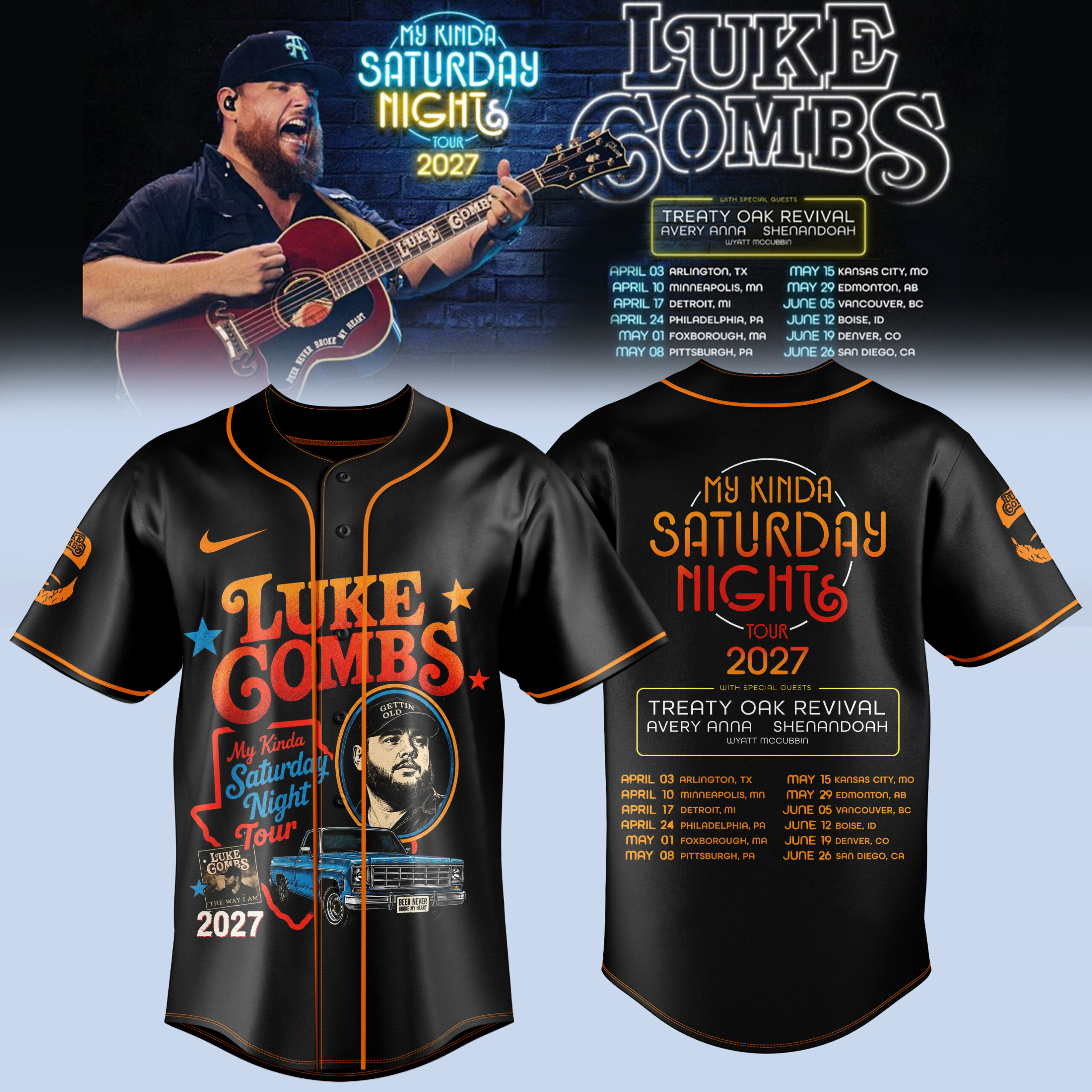 My Kinda Saturday Night Tour 2027 Limited Jersey Edition Country Music Tour Fan Gift 1 - Unicasport My Kinda Saturday Night Tour 2027 Limited Jersey Edition Country Music Tour Fan Gift