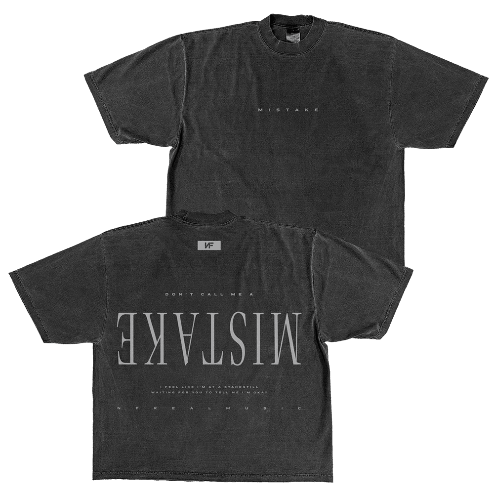 NF Merch Shadow MISTAKE TShirt Gifts For Music Fans Birthday Gift for Husband