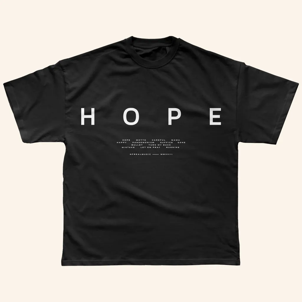 NF Real Music Merch HOPE Tracklist TShirt Birthday Gifts For Music Lovers