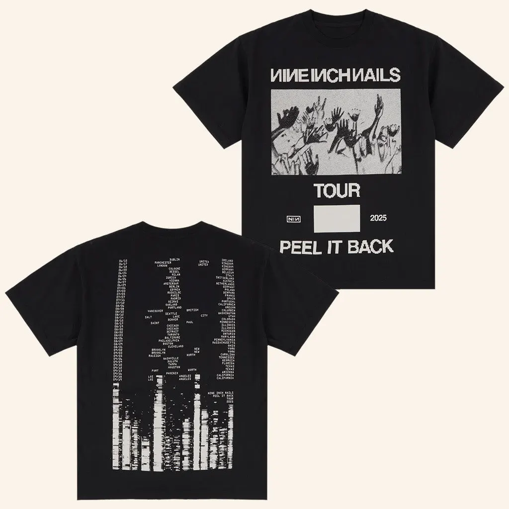 NIN Peel It Back Tour Merch Inverted Crowd TShirt Nine Inch Nails Merch Gifts For Him