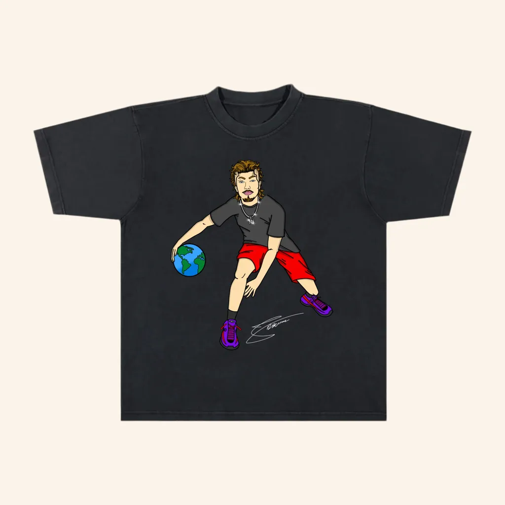 NNSquad Merch Dribbling The World Black TShirt Birthday Gift Ideas For Son