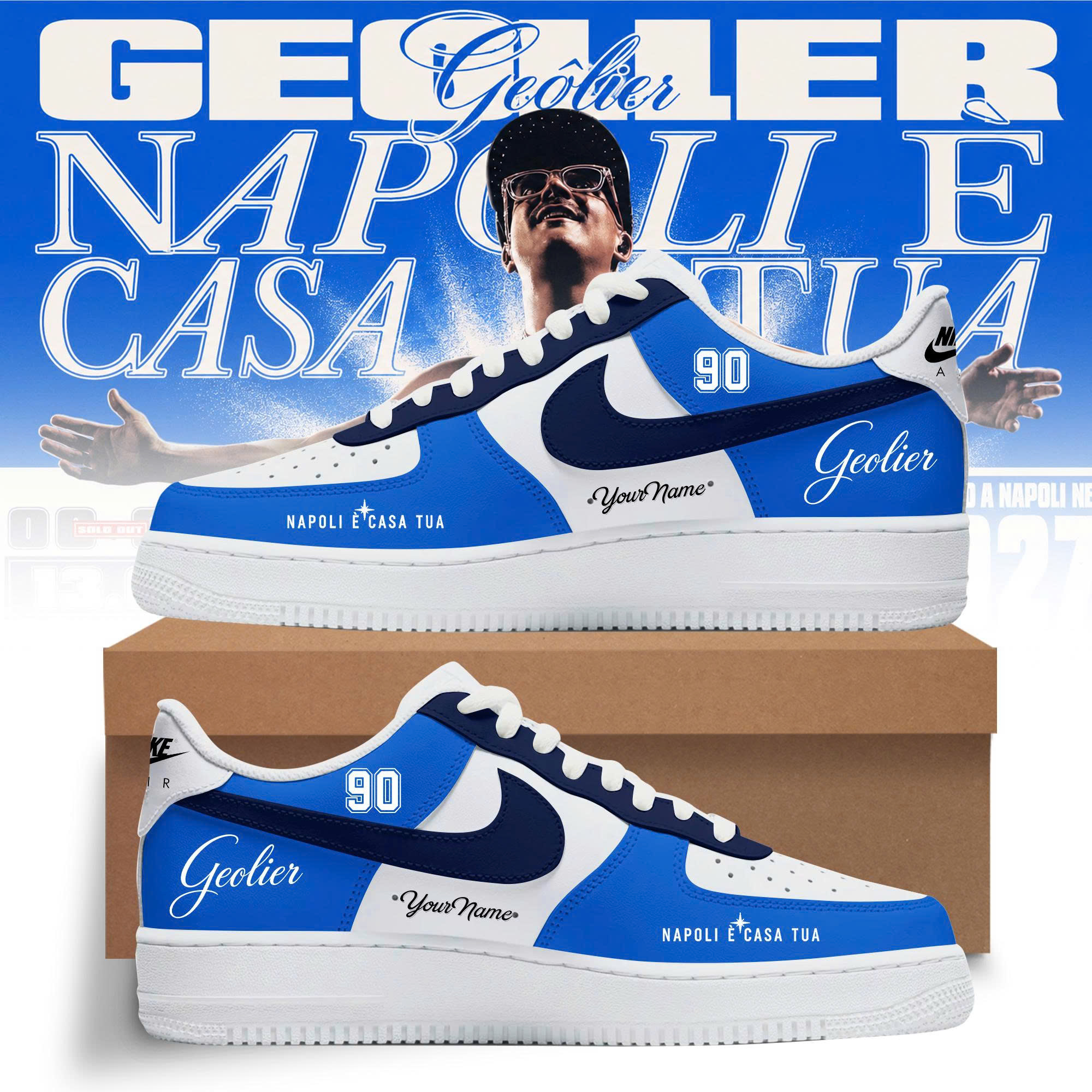 Napoli Ãˆ Casa Tua 27 Street Low Casual Sneakers