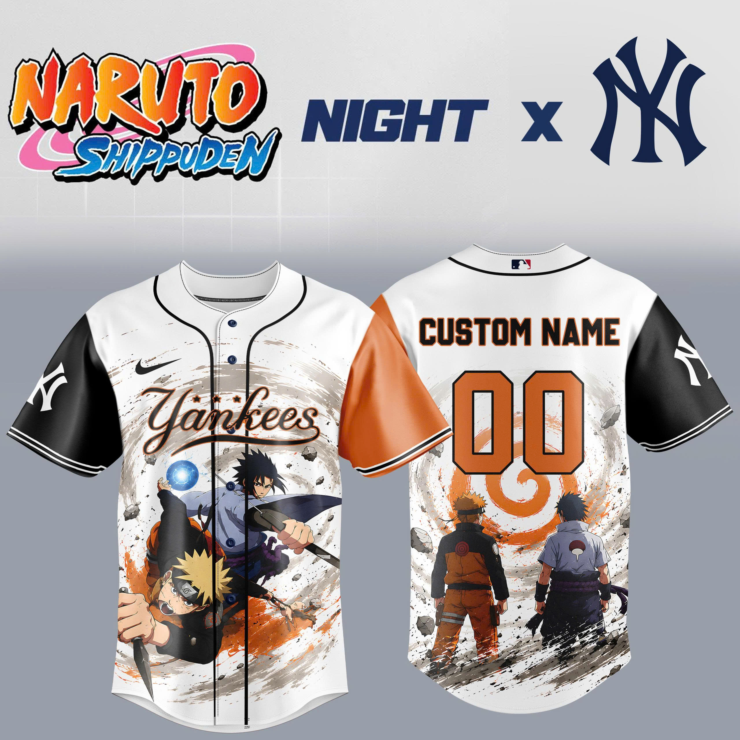 Naruto Nights Limited Edition Baseball Jersey Anime Baseball Game Night Fan Apparel 1 - Unicasport Naruto Nights Limited Edition Baseball Jersey Anime Baseball Game Night Fan Apparel