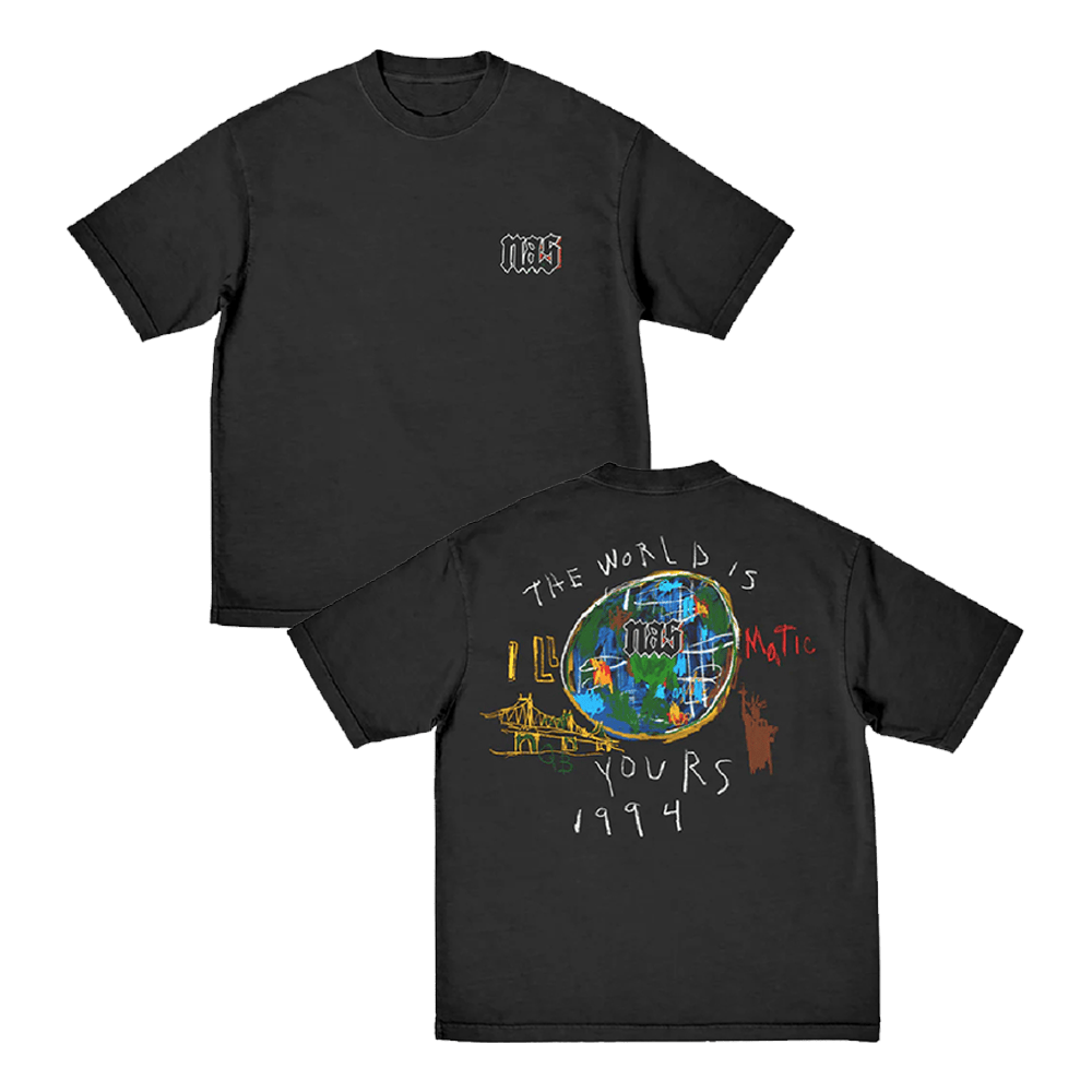 Nas Irjones Merch 30 Years Of Illmatic Black TShirt Step Dad Gifts