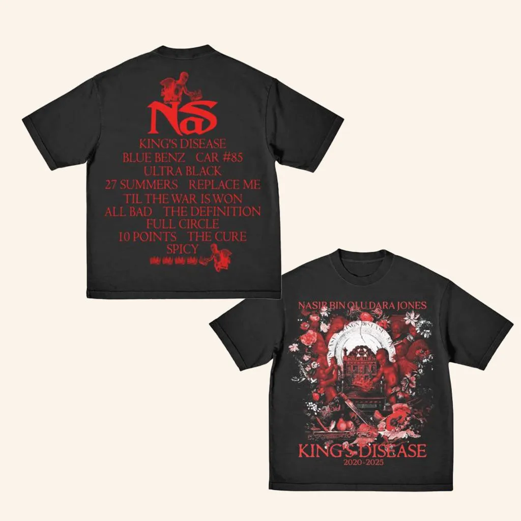 Nasir Jones Merch Kings Disease Anniversary TShirt Gifts For Father
