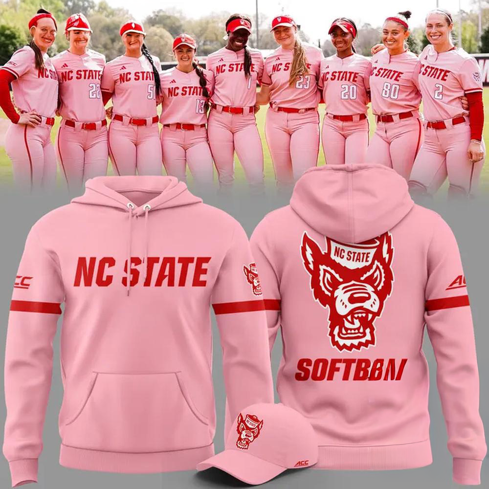 Nc State Wolfpack Softball Pink Limited Edition 2026 Hoodie