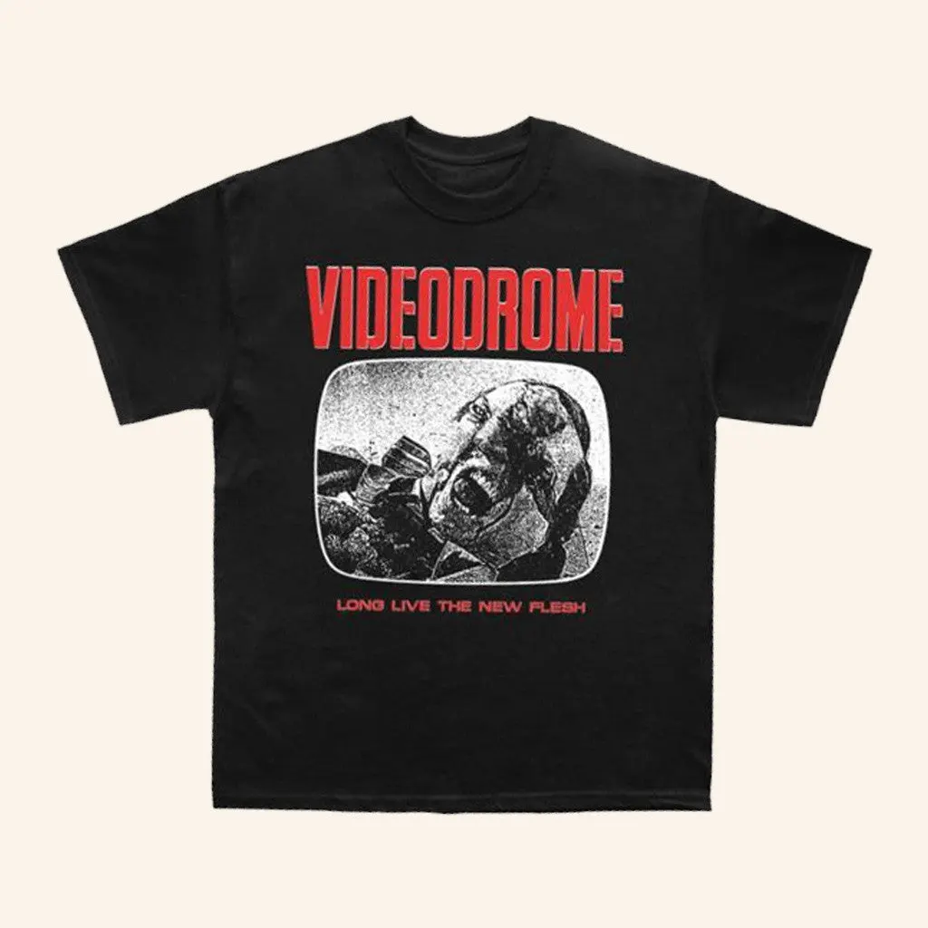 Necessary Death Merch Videodrome TShirt Best Gifts For Friends