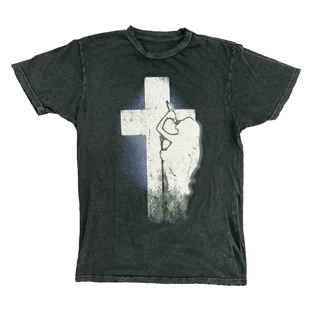 Nessa Barrett Merch Nessa Barrett Crucifix Distressed TShirt Fathers Day Presents For Son