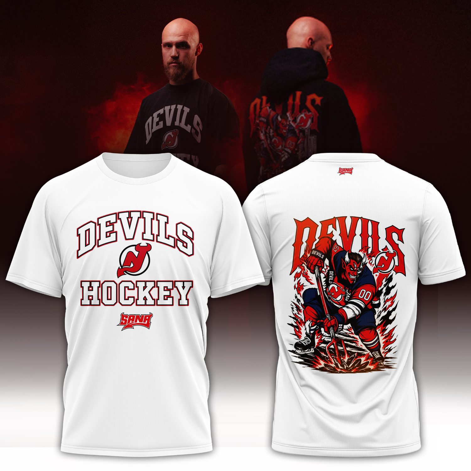 New Devils Sana Fanatics Fest Edition Premium Fan Graphic T Shirt