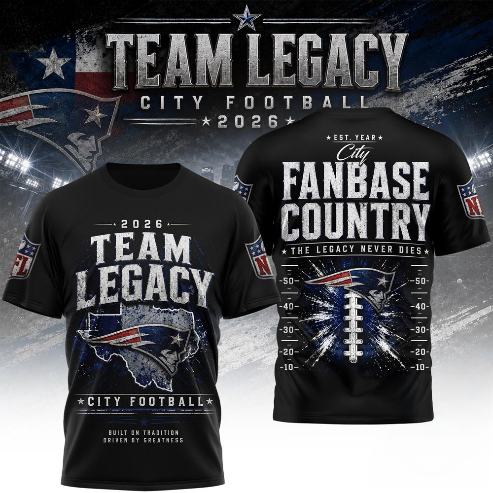 New England Patriots NFL Gridiron Dynasty Limited Edition 3D Fan Shirt