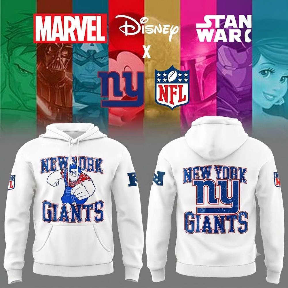 New York Giants x Disney Characters Merchandise Collection Hoodie