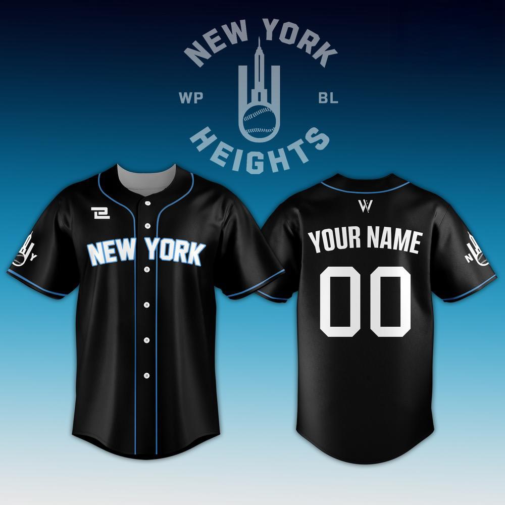New York Heights WPBL Est 2026 Custom Name Number Gradient Jersey 1 - Unicasport New York Heights WPBL Est 2026 Custom Name Number Gradient Jersey