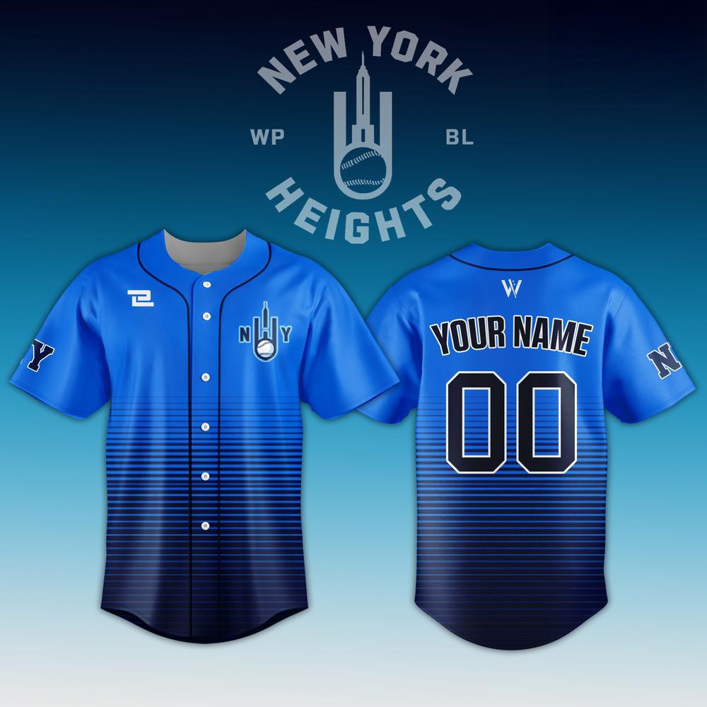 New York Heights WPBL Est 2026 Gradient Custom Name Number Jersey Basketball Fanwear 2 - Unicasport New York Heights WPBL Est 2026 Gradient Custom Name Number Jersey Basketball Fanwear