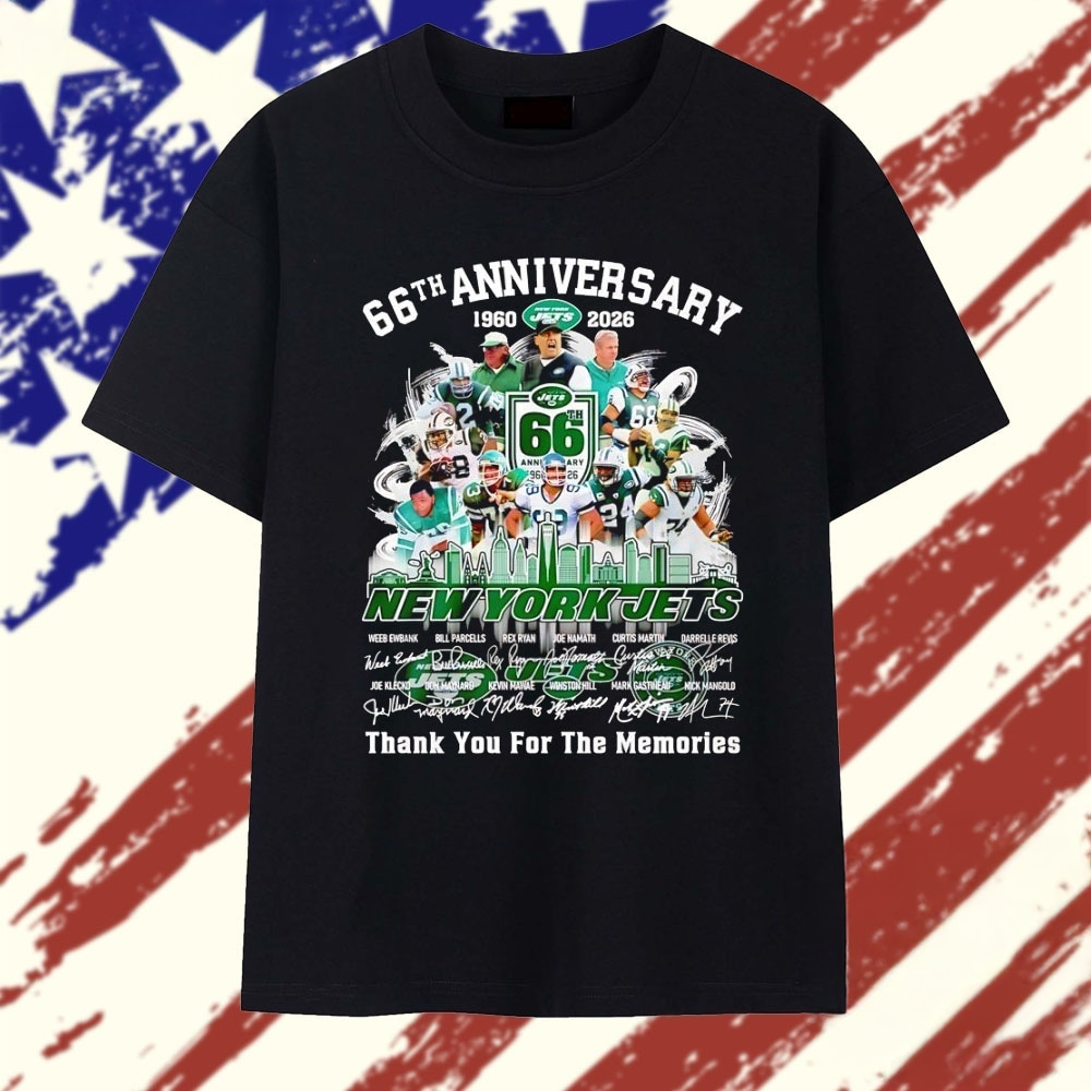 New York Jets 66th Anniversary Signature Graphic TShirt