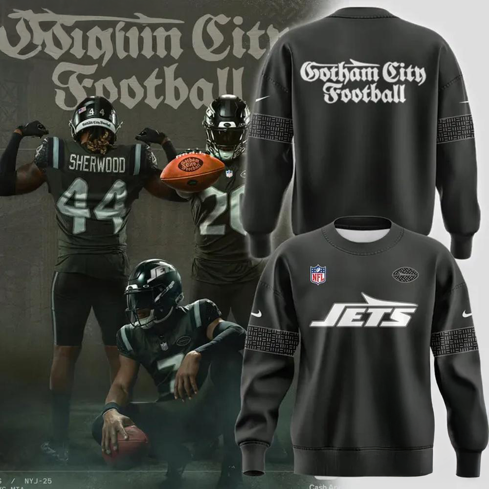 New York Jets Gotham City Football Uniforms Limited Edition Crewneck Sweatshirt