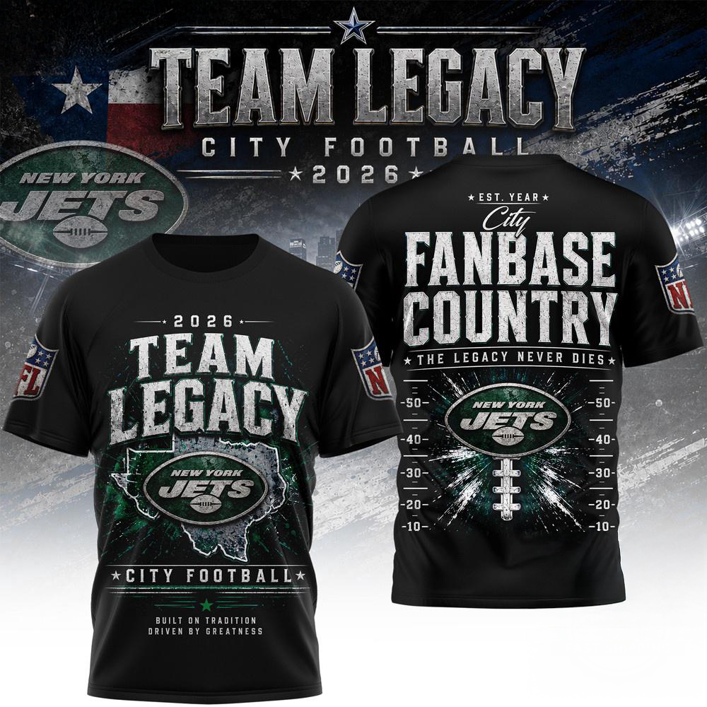 New York Jets NFL Gridiron Dynasty Limited Edition 3D Fan Shirt