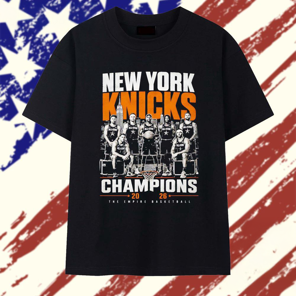 New York Knicks 2026 Champions All Star Team Graphic T Shirt Gifts For Fans