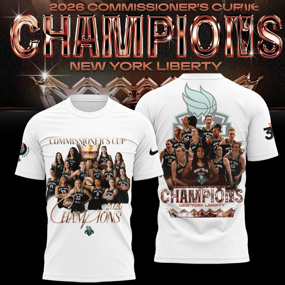 New York Liberty 2026 WNBA Champions Graphic T Shirt Collection