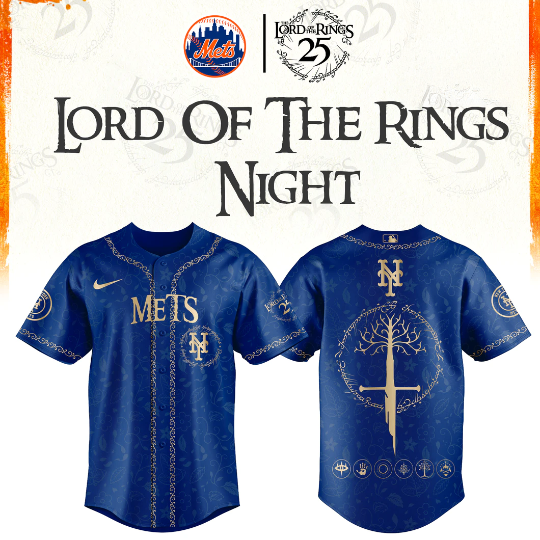 New York Mets The Lord of The Rings Edition Baseball Jersey 