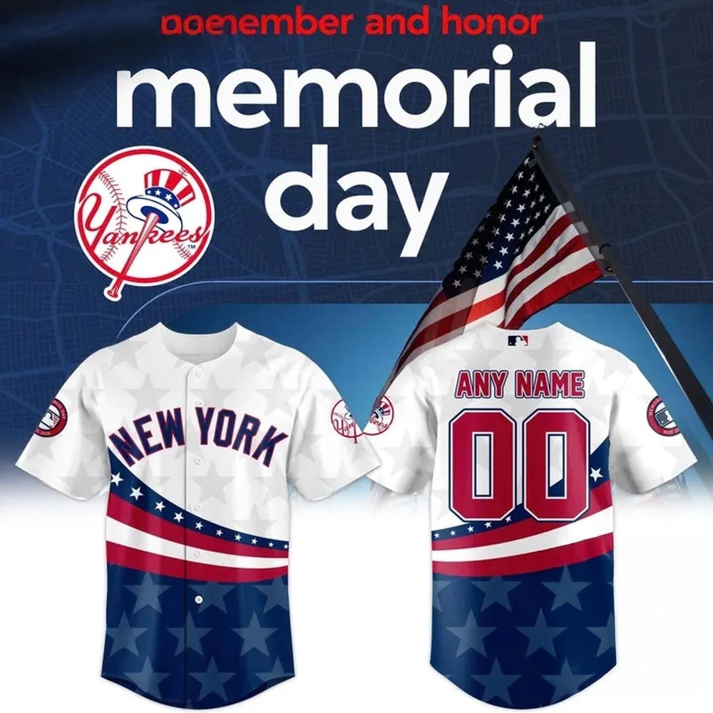 New York Yankees 2026 Memorial Day Baseball Jersey Patriotic Baseball Tribute Fan Apparel 2 - Unicasport New York Yankees 2026 Memorial Day Baseball Jersey Patriotic Baseball Tribute Fan Apparel