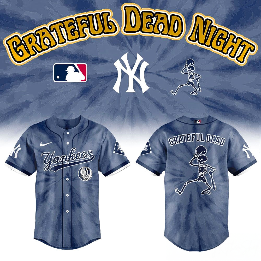 New York Yankees Grateful Dead Night 2026 Jersey