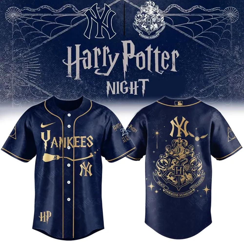 New York Yankees Harry Potter 2026 Baseball Jersey