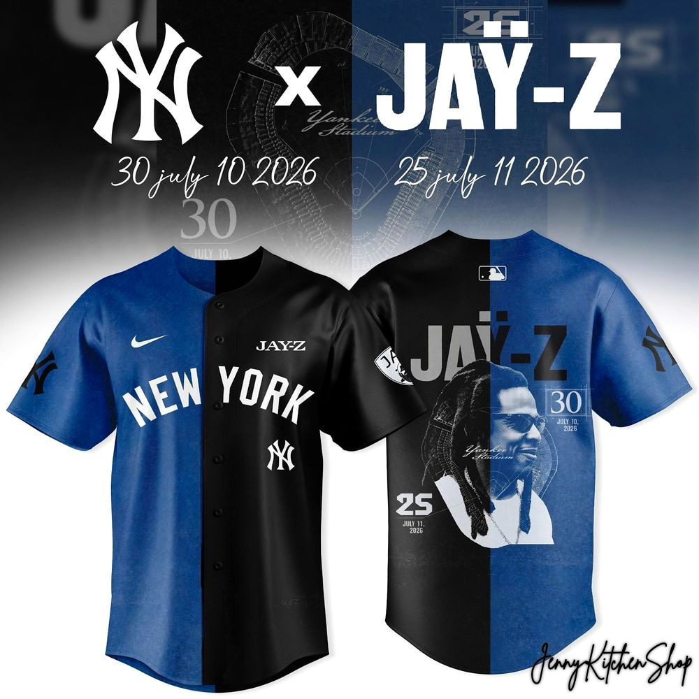 New York Yankees x JayZ Anniversary Show 2026 Jersey
