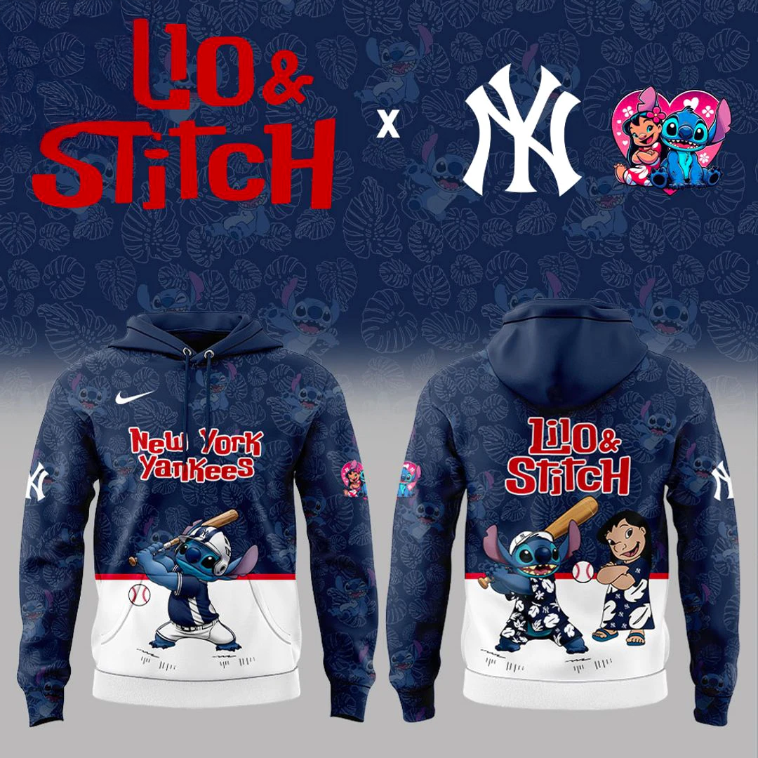 New York Yankees x Lilo Stitch Night 2026 Edition Hoodie