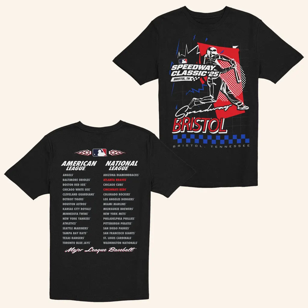 Neweracap Merch Speedway Classic Black TShirt Present For Dad