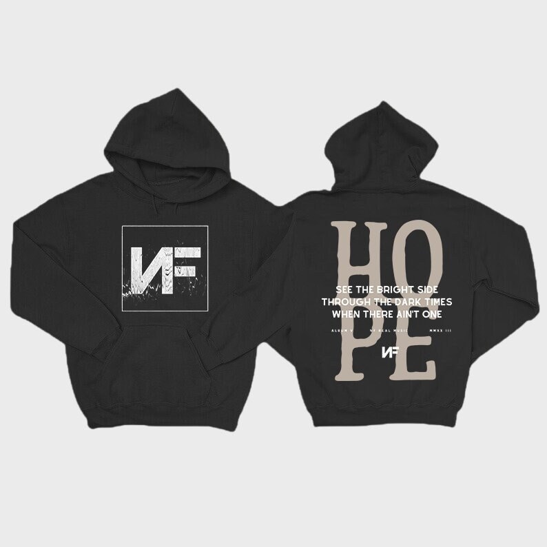 Nf Hope Tracklist Hoodie Hope Album Tour Merch Hoodie Tour Hoodie Music Hoodie