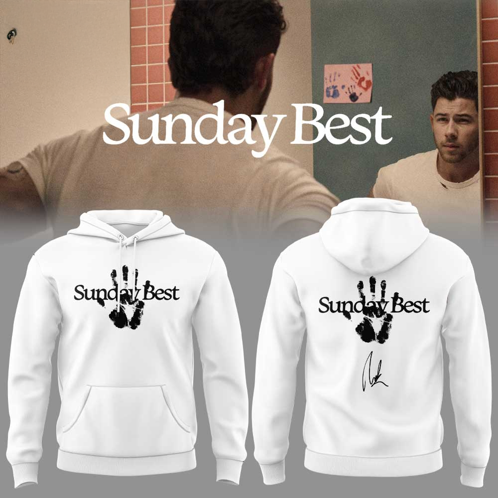 Nick Jonas Sunday Best Tour 2026 Signature Limited Edition Pullover Hoodie