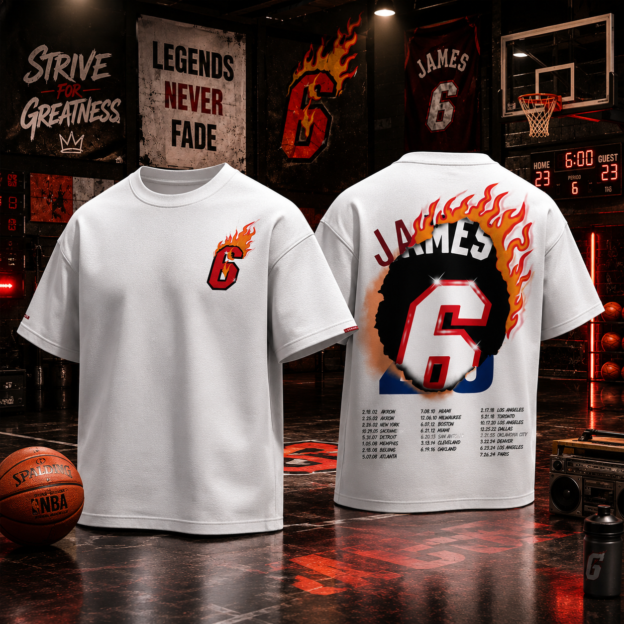 Nike Lebron Good Intentions Shirt James Number 6 Basketball Legend Inspired Graphic T Shirt Front and Back Sports Fan Unisex Gift