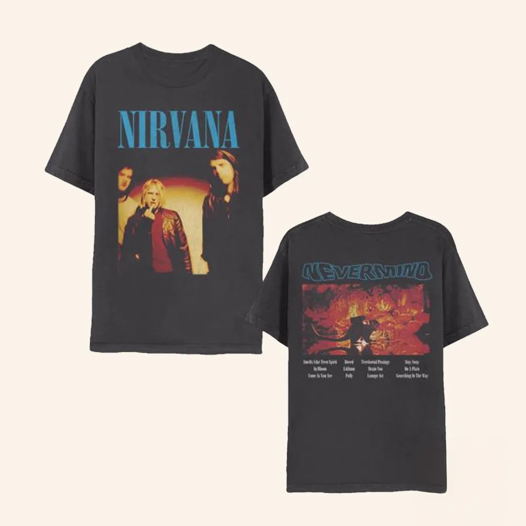 Nirvana Merch Dim Light Portrait TShirt Gift Ideas For Him