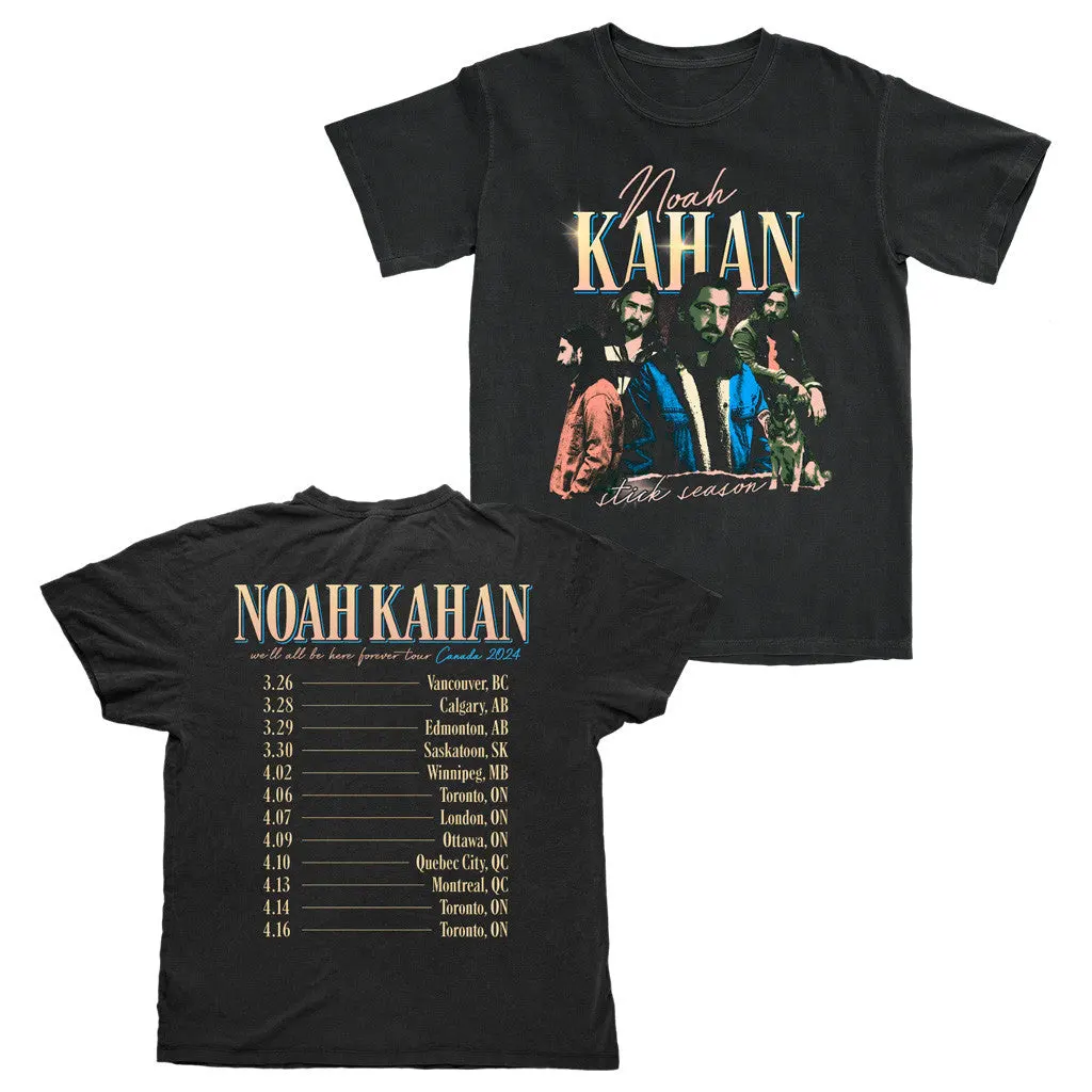 Noah Kahan Merch Bootleg Canada Tour TShirt Gift Ideas For Music Lovers