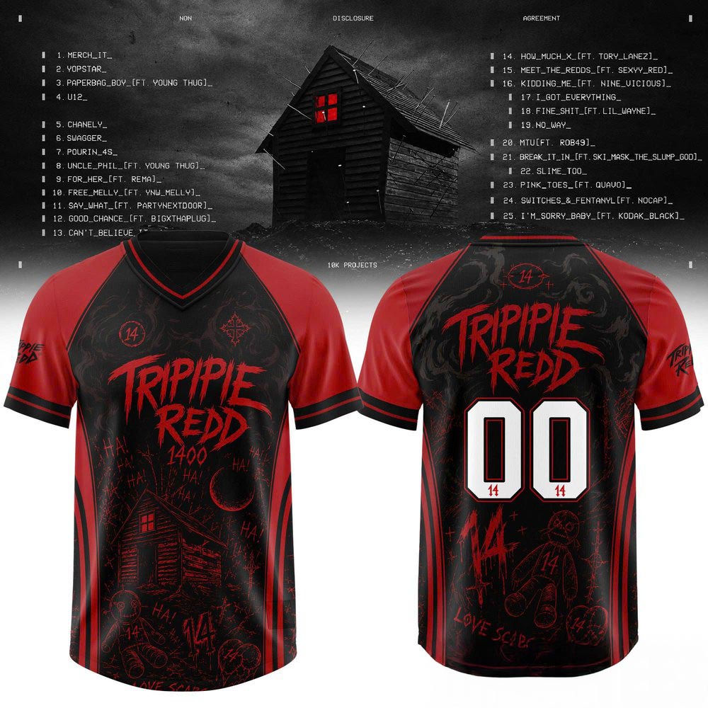 Non Disclosure Agreement Trippie Redd Football Jersey Rap Music Fan Streetwear 1 - Unicasport Non Disclosure Agreement Trippie Redd Football Jersey Rap Music Fan Streetwear