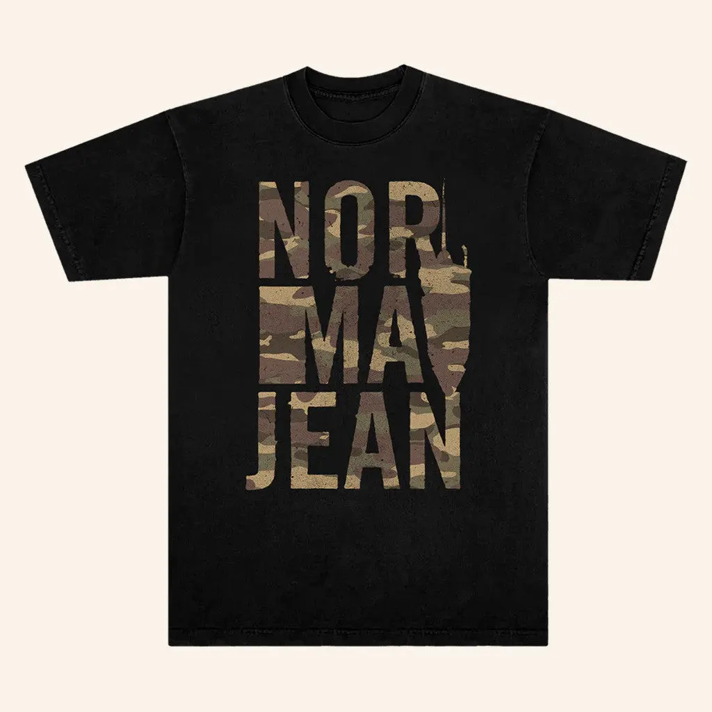 Norma Jean Noise Merch Camo Logo TShirt Gifts For Dad