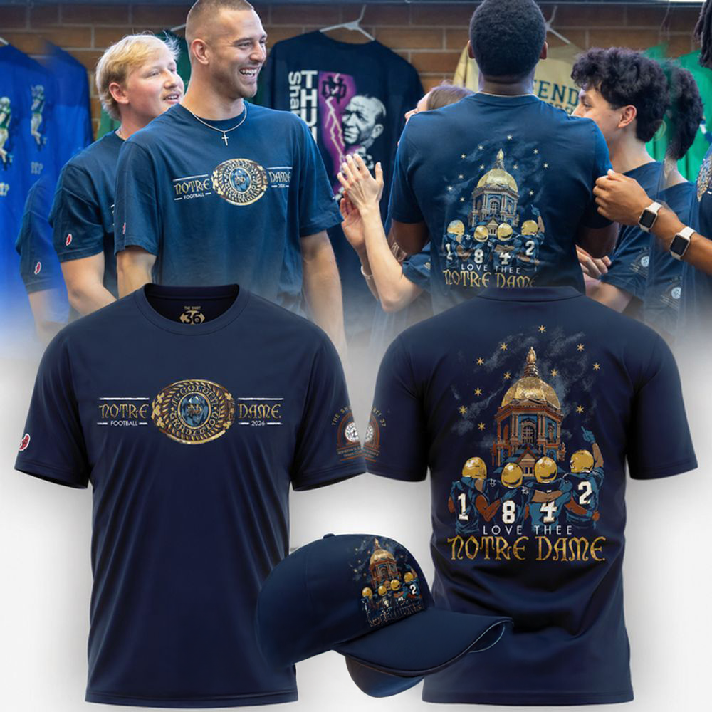 Notre Dame Fighting Irish Football The Shirt 2026 Limited Edition Shirt