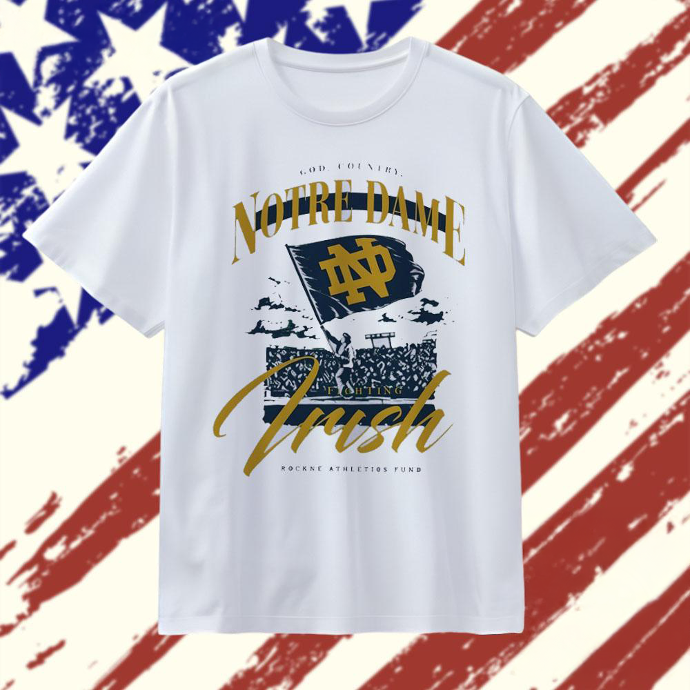 Notre Dame Fighting Irish God Country Notre Dame Rockne Athletics Fund Graphic T Shirt
