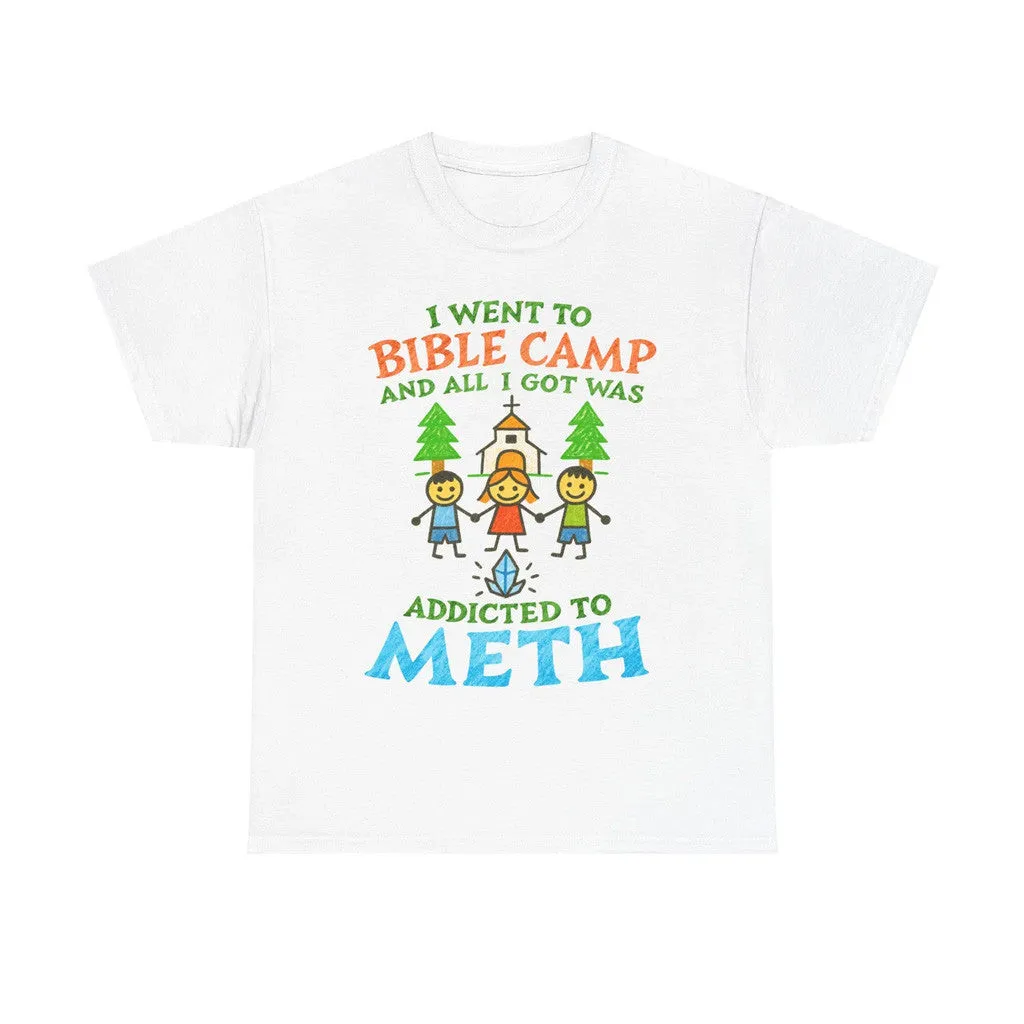 Notsafeforwear Merch Bible Camp TShirt Gift Ideas For Friends